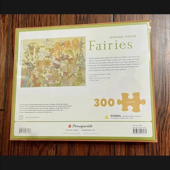 Michael Hague Fairies Pomegranate Artpiece 300 Piece Jigsaw Puzzle New Sealed - Picture 2 of 3